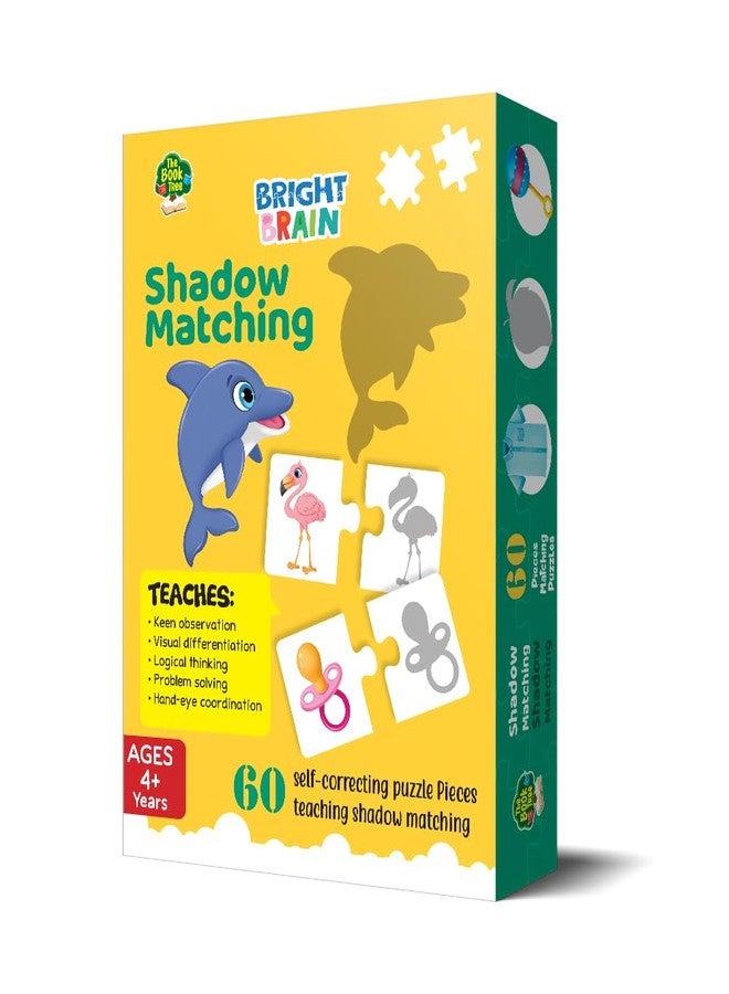 The Book Tree Bright Brain Shadow Matching 60 (30 Sets) Piece Jigsaw Puzzle for Preschoolers, Educational Toy for Learning Matching Pictures, Gifts for Kids Ages 3 to 6 by Majestic Book Club - Image 3